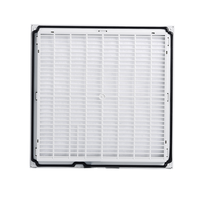 Ventilateur de panneau électrique UL94V-0 à haute capacité de retenue de poussière, ventilateur à lamelles de 323 mm pour tableau de commutation