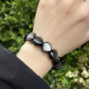 Bracelet en pierre naturelle avec perles de verre colorées, motif « Voyage en sécurité », marque blanche pour grossistes, prêt à l'emploi pour le e-commerce - Product Image 5