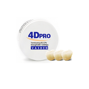 98mm A2 A3 BL1 BL2 Color Vasden 4D PRO blocchi di Zirconia multistrato prezzo laboratorio dentale disco ceramico CADCAM blocco materiale dentale - Product Image 2