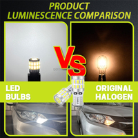 Ampoules LED T10 W5W pour intérieur de voiture, feux de positionnement, feux latéraux, blanc 6000K, 12-24V, puce 3014, sans erreur Canbus, vente en gros