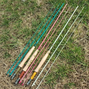 <span class=keywords><strong>Canne</strong></span> à <span class=keywords><strong>mouche</strong></span> <span class=keywords><strong>nymphe</strong></span> en fibre de verre de 7 '3 # pour la pêche en rivière, Panfish/truite FPR <span class=keywords><strong>canne</strong></span> à <span class=keywords><strong>mouche</strong></span> modérée et lente pour truite - Product Image 1