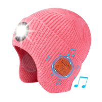 Cappello LED RGB Luminoso all'Ingrosso con Cappello Musicale in Maglia e Altoparlanti Stereo Integrati per Corsa Notturna Ciclismo Campeggio