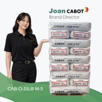 Cabot CAB-O-SIL karbon hitam putih M-5 tidak berminyak silika