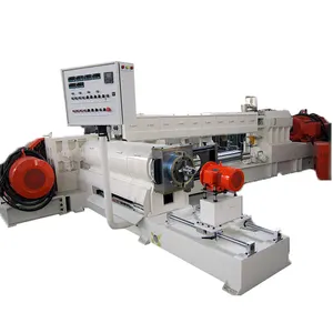 High Capacity Calcium Carbonate Filler Plastic Plastic Extruding Machine For Granule Making