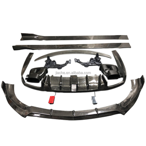 In fibra di carbonio paraurti anteriore labbro diffusore posteriore Spoiler minigonne laterali per Benz classe E <span class=keywords><strong>W213</strong></span> E200 E300 E400 E63 <span class=keywords><strong>AMG</strong></span> 2017-2019 kit carrozzeria - Product Image 6