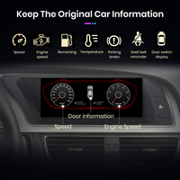 Radio para Coche Junsun con CarPlay Inalámbrico y Android Auto para Audi A5 2009-2016, Multimedia GPS 2din para Audi A5 2009-2016