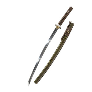 Katana 102cm Esprit Tigre Japonais Iaido, Katanas de Samouraï, Accessoire de Sécurité Non Aiguisé, Forgé à la Main en Acier Carbone, Cadeau de Collection pour Homme - Product Image 5