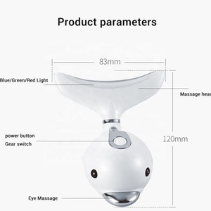 Nouveau design en forme de dauphin, appareil raffermissant pour le cou Tyra, appareil anti-rides, masseur facial, vibration sonique haute fréquence - Product Image 3