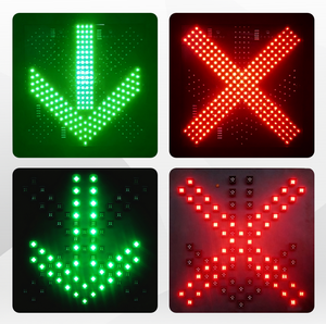 Semáforo LED de Señalización Vial con Cruz Roja y Flecha Verde, <span class=keywords><strong>Precio</strong></span> Bajo Directo de Fábrica, para Control de Carriles en Túneles y Seguridad Vial - Product Image 5