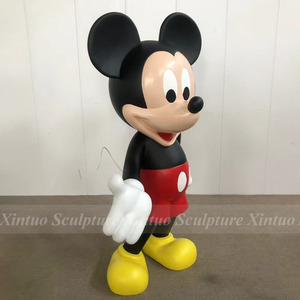Estatua Coleccionable de <span class=keywords><strong>Mickey</strong></span> y Minnie Mouse en Cromo, de Resina de Fibra de Vidrio, Tamaño Real, con Acabado de Pintura Electrolítica - Product Image 4
