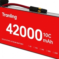 18S 3.95-4.45V 42Ah 42000mAh 308Wh/kg Paket Baterai Semi-solid State BMS 10C Discharge Bersertifikasi CE untuk Drone UAV Pertanian