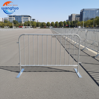 Barrière de contrôle des foules en acier galvanisé pour la sécurité routière