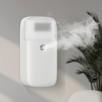 Humidificateur à ultrasons pour chambre à coucher, diffuseur d'aromathérapie, écran LCD design minimaliste, USB, huile essentielle sans eau