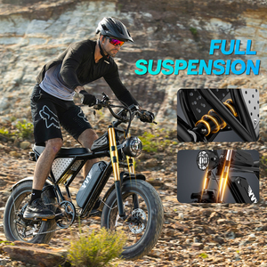 Warehouse Stock Q20 20 Inch Ebike Fast 48V 20Ah Fat Tire E Bike Mtb Mountain Dirt Hub Motor for Adults Q20 Warehouse in Stoc - Product Image 2