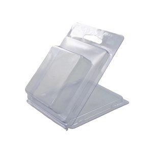 Vente en gros Emballage plastique blister transparent jetable en plastique PET PVC à clapet avec trou pour la main - Product Image 4
