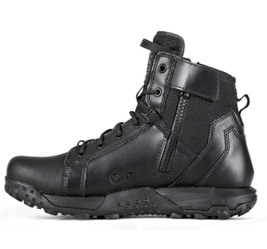 Botas de Tobillo TSB4 de Cuero Negro con Cierre Lateral, Zapatos Multiterreno, Botas Transpirables para el Desierto - Product Image 3