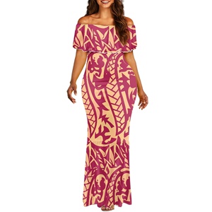 Robe de soirée maxi moulante rose tendance pour femme, élégante, à épaules dénudées, grande taille, idéale pour <span class=keywords><strong>les</strong></span> cocktails et événements formels - Product Image 4