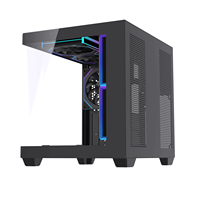 LOVINGCOOL 2026 Boîtier PC Gaming Ordinateur de Bureau M-ATX/ITX le Plus Populaire Tours d'Ordinateur RGB Boîtiers Ordinateur de Bureau Gaming Bureau PC