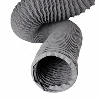 Conduits de ventilation flexibles en nylon isolés pour systèmes de climatisation HVAC, ignifuges, pour usage hospitalier, conception chinoise