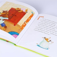 Impression personnalisée de livres d'images pour bébés et enfants, couverture rigide offset avec vernis sélectif UV