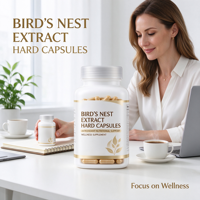 Complément Nutritionnel Quotidien à Base d'Extrait de Nid d'Oiseau en Capsules Dures OEM
