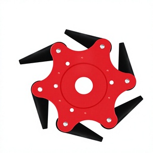Cabezal de Cuchilla Rotatoria Rojo Universal para Desbrozadora, Repuestos para Cortacésped de Gasolina - Product Image 2