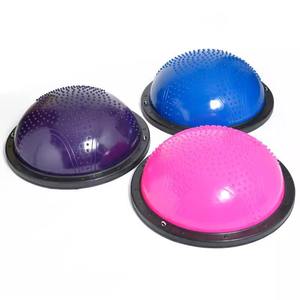 Ballon semi-circulaire pour le yoga, le Pilates et l'entraînement des muscles du plancher pelvien - Surface mate anti-explosion - Product Image 5