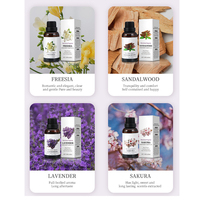 Huile Essentielle d'Aromathérapie en Gros, 30ml, à l'Extrait Végétal Naturel et Biologique, Parfum Rose, Lavande, Jasmin et Citron
