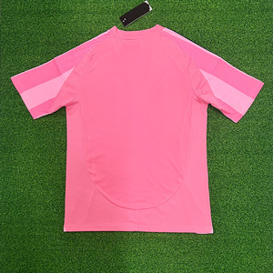 2025 2026 代发货 OEM 服务 高品质泰国足球球衣 定制 S-4XL 球员版 粉色 萨维拉 9 号 自动裁剪 - Product Image 1