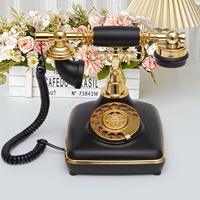 Téléphone rétro personnalisé avec enregistrement audio sur cassette, pour messages de mariage, messages audio rétro, téléphone rotatif pour messages et confessions