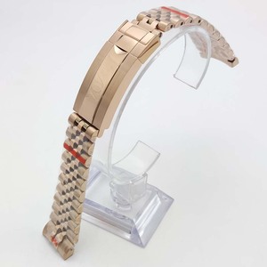 Bracelet Jubilé 20 mm de luxe pour homme, boucle OEM en acier inoxydable 316L, réglable, 20 mm - Product Image 2