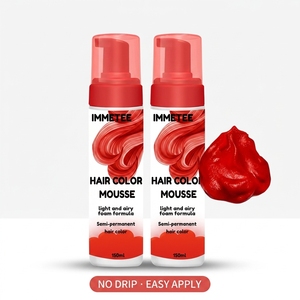 Mousse Colorante Semipermanente per Capelli 150ml <span class=keywords><strong>Senza</strong></span> <span class=keywords><strong>Ammoniaca</strong></span>, Tinta in Schiuma per Uso Professionale e Domestico, Facile da Applicare, <span class=keywords><strong>Senza</strong></span> Gocciolamento, Colorazione Temporanea - Product Image 2