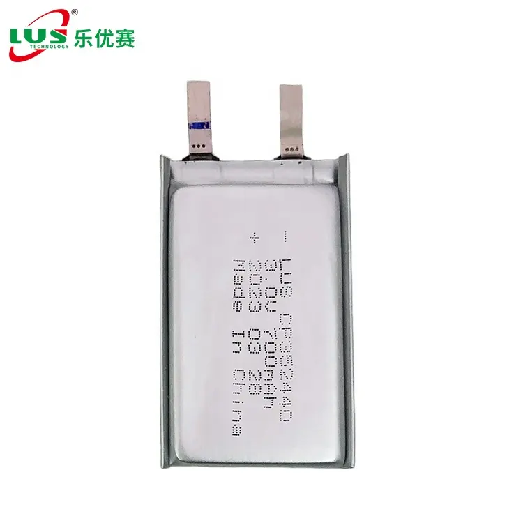 700mAh 3v limno2 lithium ultra thin cell battery CP352440 Lightweight LiMnO2 Primary Battery CP352440 Prismatic Thin Cell