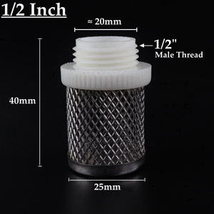 ตะแกรงสเตนเลสสตีลขนาด1/2 ~ 2นิ้วเครื่องกรองน้ำบ่อสระว่ายน้ำและตู้ปลา - Product Image 2