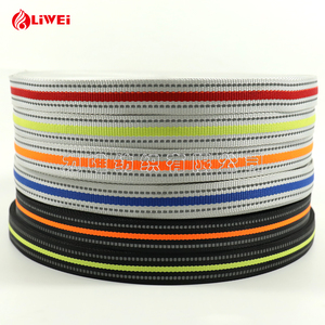 Beliebte Lagerware in Vielen Farben 2,5cm 1 Zoll Reflektierendes <span class=keywords><strong>Nylon</strong></span>-Gurtband für Hundehalsband und Hundeleine - Product Image 4