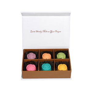 Tùy Chỉnh Truffle Sô Cô La Hộp Với Divider Tông Kẹo Hộp Từ Đóng Cửa Quà Tặng Giấy Hộp - Product Image 2