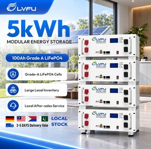 แบตเตอรี่สำรอง LVFU EU/MY/PK/ID/PH ขนาด 5kWh 10kWh 15kWh 100Ah สำหรับบ้าน 300Ah 48V lifepo4 200Ah ชุดแบตเตอรี่ลิเธียม - Product Image 1
