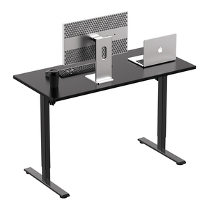 Động cơ duy nhất Chiều cao có thể điều chỉnh văn phòng máy tính bàn điện 47x23 inch màu đen Ergonomic đứng bàn - Product Image 5
