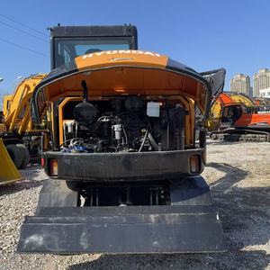 Excavatrice sur pneus Hyundai 60 d'occasion HW60 6 tonnes Bon état Faible nombre d'heures Prix bas à vendre - Product Image 3