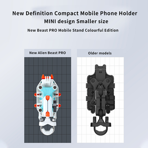 SMNU, nuevo diseño, antivibración, inalámbrico, carga rápida, sujeción automática, soporte para <span class=keywords><strong>teléfono</strong></span> móvil para motocicleta - Product Image 5