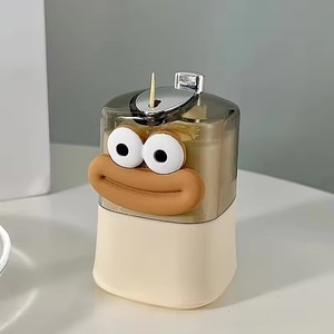 Creative <b>Toothpick</b> Storage Box Automatic Pop-up <b>Toothpick</b> Box Home Living Room Dining Room Push-type <b>Toothpick</b> Holder - Product Image 5