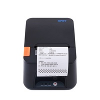 SPRT-Impresora térmica de recibos de 80mm, cortador de papel automático, compatible con múltiples impresiones de códigos de barras 1D