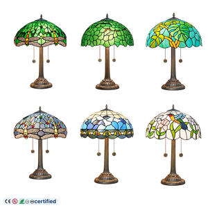 <span class=keywords><strong>Lampe</strong></span> de table Tiffany Green Dragonfly de 16 pouces, <span class=keywords><strong>style</strong></span> artistique traditionnel antique, pour chambres à coucher, salon, bureau à domicile, <span class=keywords><strong>lampe</strong></span> artisanale - Product Image 2
