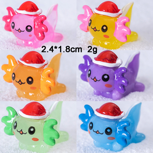 ตุ๊กตาเรซิ่นอะโซโลตลน่ารัก ของตกแต่งจิ๋วรูปสัตว์ขนาดเล็ก สำหรับตกแต่งภูมิทัศน์ อุปกรณ์ DIY - Product Image 4