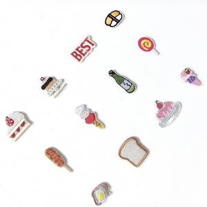 Patch brodé thermocollant écologique, motifs de dessins animés mignons et gâteaux, couleurs variées, pour pochette et porte-monnaie - Product Image 6