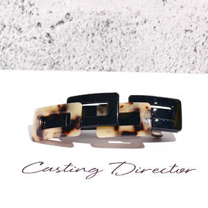 Di lusso di grandi dimensioni francese della clip del barrette delle donne su ordinazione barrette dei capelli della clip accessori vintage goody acetato di cellulosa geometrica barrette - Product Image 2