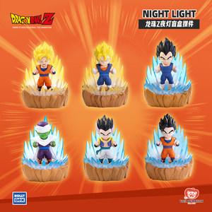 HOLLYBOX Officiel Série <span class=keywords><strong>DB</strong></span> Z Veilleuse Boîte Mystère Goku & <span class=keywords><strong>Vegeta</strong></span> Figurines Lumineuses en PVC à Collectionner Décoration de Bureau Mignonne - Product Image 3