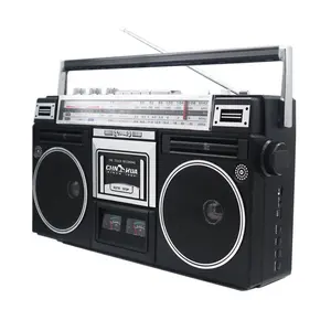 卡带录音机播放器时尚录音机播放器带am fm sw收音机AUX IN随身听卡带播放器支持USB TF音乐播放