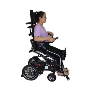Silla de ruedas eléctrica <span class=keywords><strong>Power</strong></span> Assist de lujo con batería de largo alcance, silla motorizada reclinable y de pie - Product Image 5