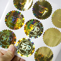 Étiquette de sécurité holographique anti-contrefaçon, inviolable, pour emballage, garantie d'impression, vente directe usine, autocollant personnalisé
